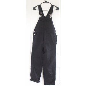 Zara Kids + LILMCKIMM MMXXII Black Twill Denim Overalls Alastair McKimm SZ Small